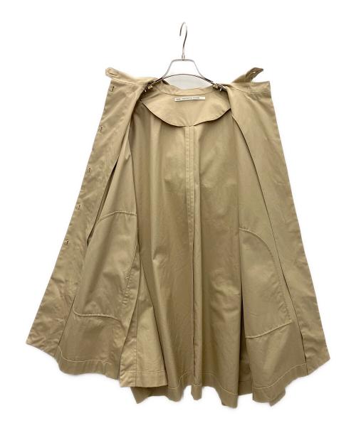 TENNE HANDCRAFTED MODERN（テン ハンドクラフテッド モダン）TENNE HANDCRAFTED MODERN (テン ハンドクラフテッド モダン) LONG CAPE COAT WITH HOOD ベージュ サイズ:SIZE FREEの古着・服飾アイテム