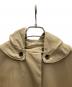 TENNE HANDCRAFTED MODERN (テン ハンドクラフテッド モダン) LONG CAPE COAT WITH HOOD ベージュ サイズ:SIZE FREE：32000円