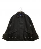 DIESELディーゼル）の古着「カットオフハーフコート」｜ブラック