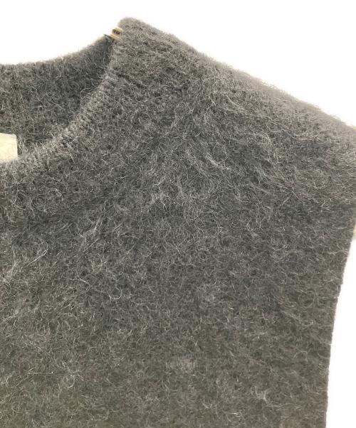 HYKE（ハイク）HYKE (ハイク) MOHAIR CROPPED VEST ブラック サイズ:不明の古着・服飾アイテム