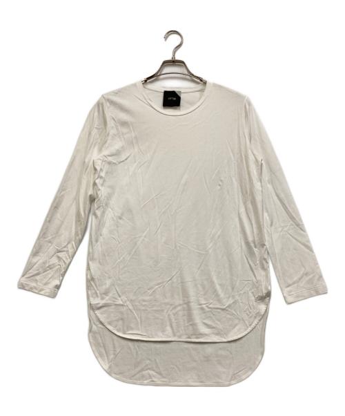 ATON（エイトン）ATON (エイトン) SUVIN 60/2 L/S ROUND HEM T-SHIRT ホワイト サイズ:2の古着・服飾アイテム