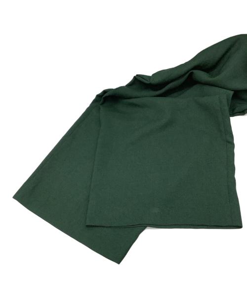 ENFOLD（エンフォルド）ENFOLD (エンフォルド) リネンライクリラックスワイドゴムトラウザー グリーン サイズ:34の古着・服飾アイテム