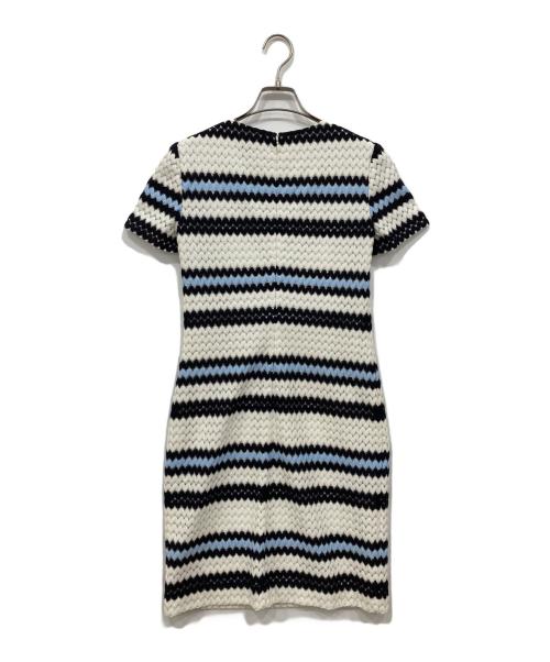 LAUREN RALPH LAUREN（ローレンラルフローレン）LAUREN RALPH LAUREN (ローレンラルフローレン) サマーニットワンピース ホワイト サイズ:00の古着・服飾アイテム