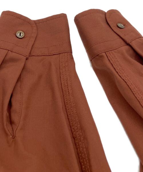 son of the cheese（サノバチーズ）SON OF THE CHEESE (（サノバチーズ）) ウールワークシャツ ブラウン サイズ:Mの古着・服飾アイテム