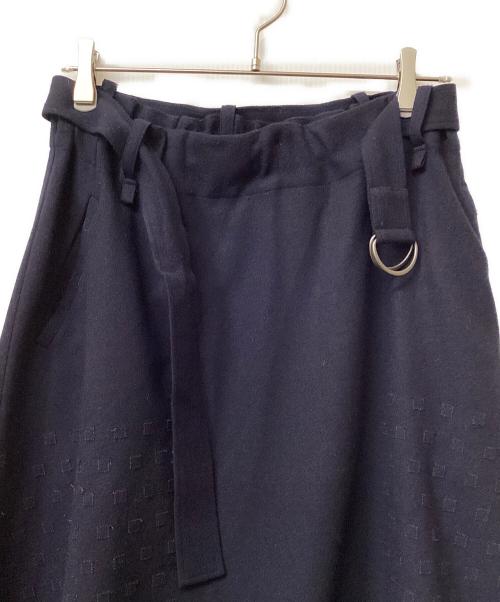 HaaT ISSEY MIYAKE（ハート イッセイ ミヤケ）HaaT ISSEY MIYAKE (ハート イッセイ ミヤケ) SQUARE CUT パンツ ネイビー サイズ:2の古着・服飾アイテム