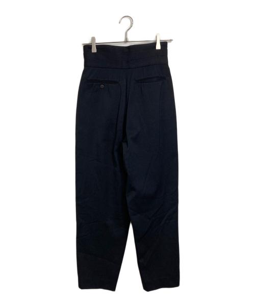 ISSEY MIYAKE（イッセイミヤケ）ISSEY MIYAKE (イッセイミヤケ) ハイウエストパンツ　ウールパンツ ブラック サイズ:Mの古着・服飾アイテム