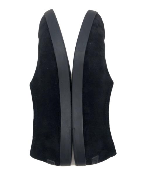 ISSEY MIYAKE（イッセイミヤケ）ISSEY MIYAKE (イッセイミヤケ) UNITED NUDE (ユナイテッドヌード) スウェードスリッポン ブラック サイズ:38の古着・服飾アイテム