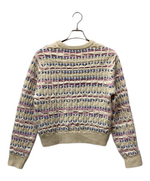 STEVEN ALAN（スティーブンアラン）STEVEN ALAN (スティーブンアラン) ジャカード プルオーバー ニット アイボリー サイズ:Freeの古着・服飾アイテム