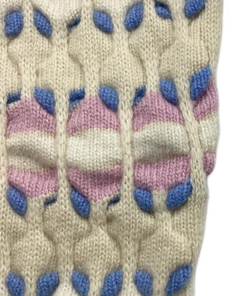 STEVEN ALAN（スティーブンアラン）STEVEN ALAN (スティーブンアラン) ジャカード プルオーバー ニット アイボリー サイズ:Freeの古着・服飾アイテム