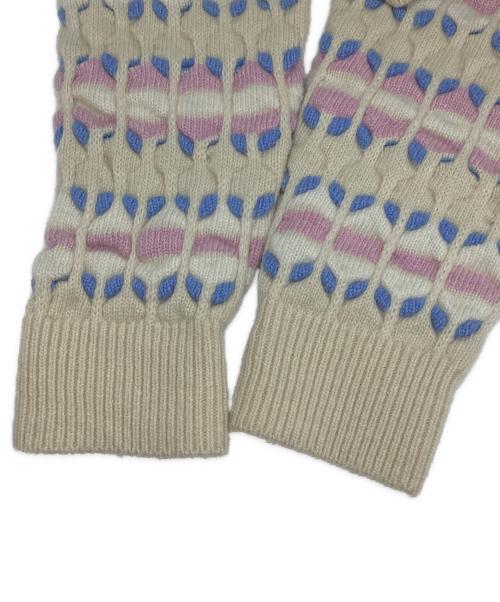 STEVEN ALAN（スティーブンアラン）STEVEN ALAN (スティーブンアラン) ジャカード プルオーバー ニット アイボリー サイズ:Freeの古着・服飾アイテム