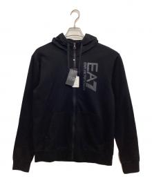 EA7（イーエーセブン）の古着「ジップパーカー」｜ブラック