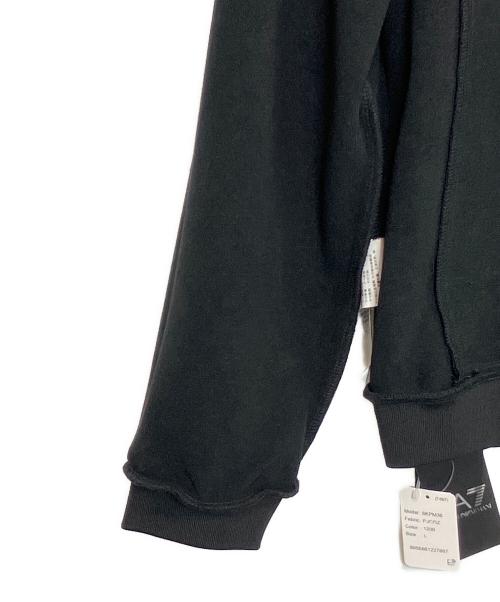 EA7（イーエーセブン）EA7 (イーエーセブン) ジップパーカー ブラック サイズ:L 未使用品の古着・服飾アイテム