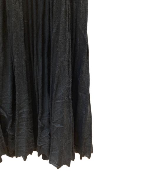 Curensology（カレンソロジー）Curensology (カレンソロジー) プリーツドッキングワンピース ブラック サイズ:Fの古着・服飾アイテム