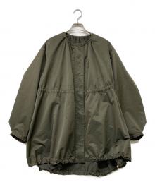 martinique（マルティニーク）の古着「ハイカウントタフタギャザーブルゾン」｜オリーブ