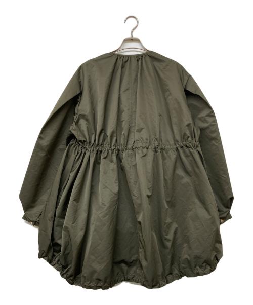 martinique（マルティニーク）martinique (マルティニーク) ハイカウントタフタギャザーブルゾン オリーブ サイズ:-の古着・服飾アイテム