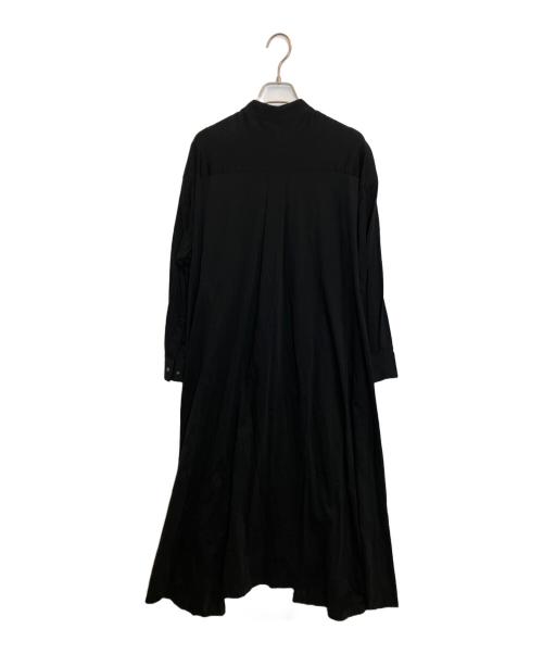 DEPAREILLE（デパリエ）DEPAREILLE (デパリエ) ハーフボタンロングワンピース ブラック サイズ:38の古着・服飾アイテム