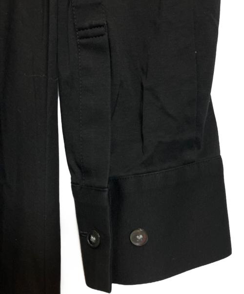 DEPAREILLE（デパリエ）DEPAREILLE (デパリエ) ハーフボタンロングワンピース ブラック サイズ:38の古着・服飾アイテム