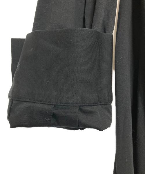 DEPAREILLE（デパリエ）DEPAREILLE (デパリエ) ハーフボタンロングワンピース ブラック サイズ:38の古着・服飾アイテム