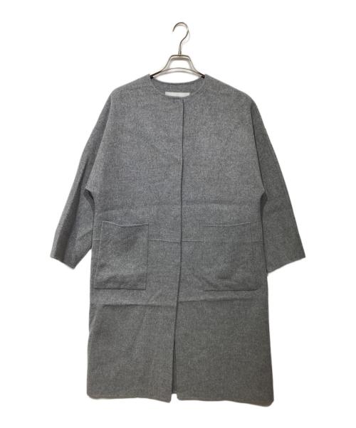 ADORE（アドーア）ADORE (アドーア) ラムウールショートビーバーロングコート グレー サイズ:38の古着・服飾アイテム