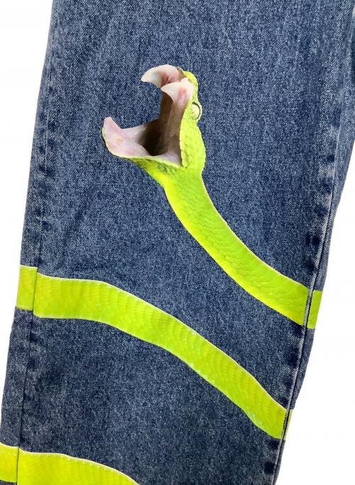 Desigual（デシグアル）Desigual (デシグアル) Tyler McGillivaryデニムパンツ ブルー サイズ:Sの古着・服飾アイテム