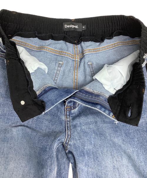 Desigual（デシグアル）Desigual (デシグアル) コンビネーションデニムパンツ ブルー サイズ:38の古着・服飾アイテム