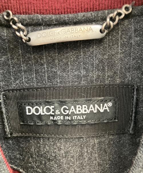 DOLCE & GABBANA（ドルチェ＆ガッバーナ）DOLCE & GABBANA (ドルチェ＆ガッバーナ) ブルゾン グレー サイズ:44の古着・服飾アイテム