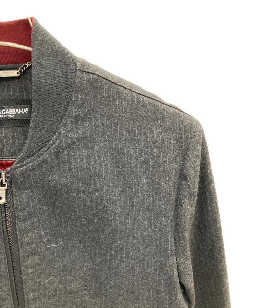 DOLCE & GABBANA（ドルチェ＆ガッバーナ）DOLCE & GABBANA (ドルチェ＆ガッバーナ) ブルゾン グレー サイズ:44の古着・服飾アイテム