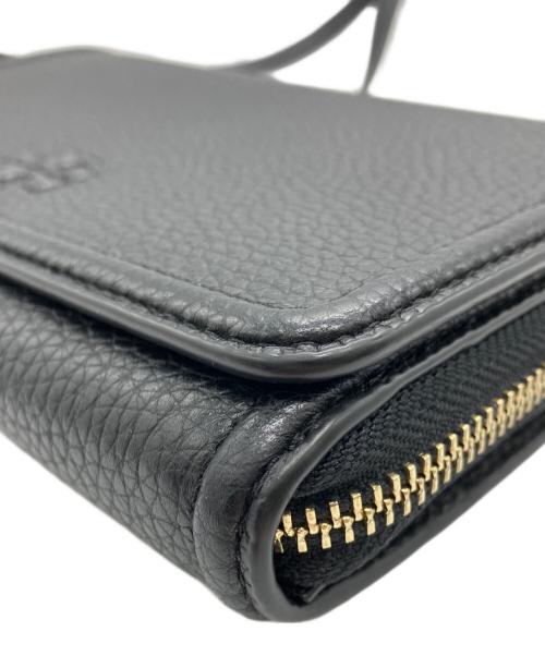 TORY BURCH（トリーバーチ）TORY BURCH (トリーバーチ) ショルダーウォレット ブラックの古着・服飾アイテム