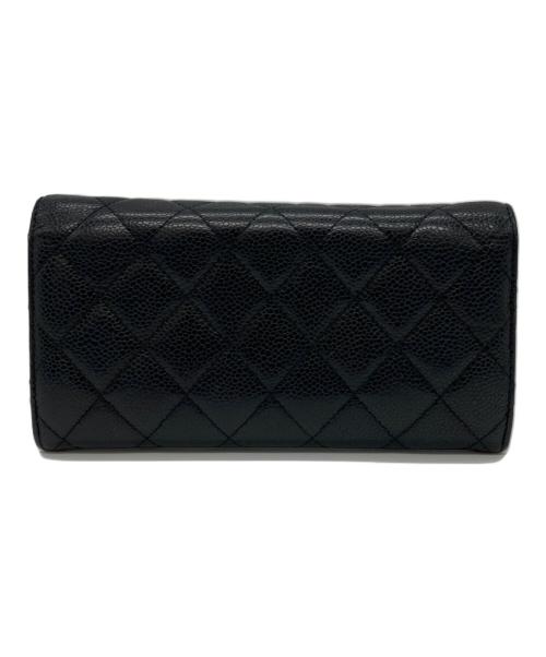 CHANEL（シャネル）CHANEL (シャネル) ロングウォレット ブラック サイズ:下記参照の古着・服飾アイテム