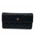 CHANEL（シャネル）の古着「ロングウォレット」｜ブラック
