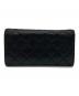 CHANEL (シャネル) ロングウォレット ブラック サイズ:下記参照：55000円
