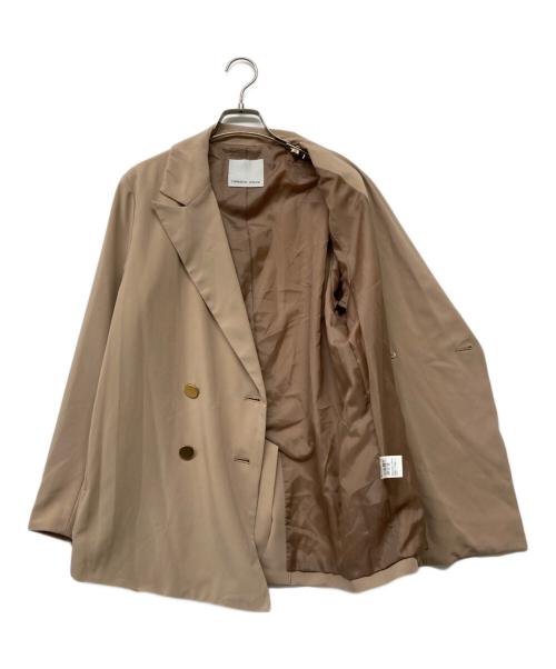 CAPRICIEUX LE'MAGE（カプリシューレマージュ）CAPRICIEUX LE'MAGE (カプリシューレマージュ) 22AW ダブルテーラードジャケット ベージュ サイズ:Fの古着・服飾アイテム