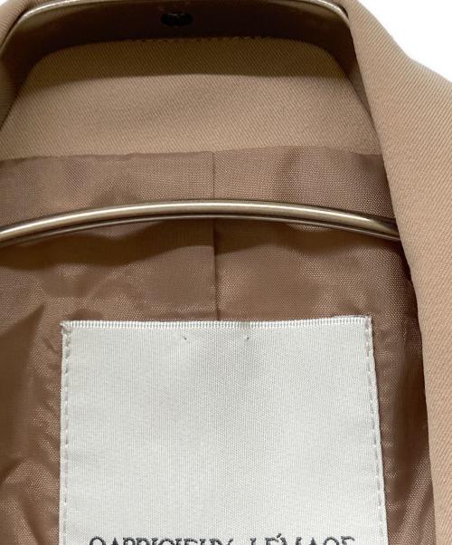 CAPRICIEUX LE'MAGE（カプリシューレマージュ）CAPRICIEUX LE'MAGE (カプリシューレマージュ) 22AW ダブルテーラードジャケット ベージュ サイズ:Fの古着・服飾アイテム