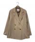 CAPRICIEUX LE'MAGE（カプリシューレマージュ）の古着「22AW ダブルテーラードジャケット」｜ベージュ