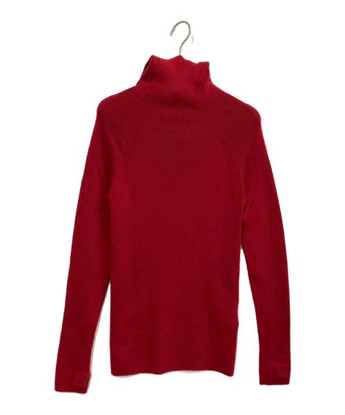 LIMI feu（リミフゥ）LIMI feu (リミフゥ) ニットパーカー レッド サイズ:Sの古着・服飾アイテム