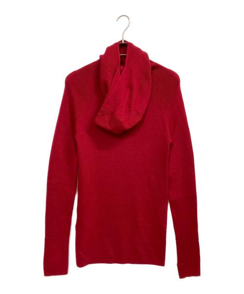 LIMI feu（リミフゥ）LIMI feu (リミフゥ) ニットパーカー レッド サイズ:Sの古着・服飾アイテム