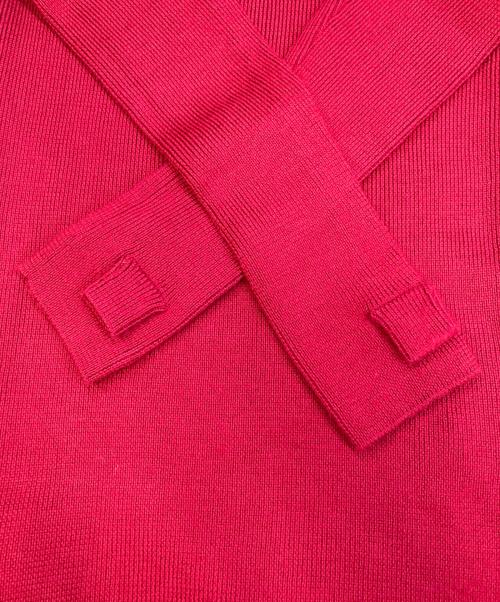 LIMI feu（リミフゥ）LIMI feu (リミフゥ) ニットパーカー レッド サイズ:Sの古着・服飾アイテム