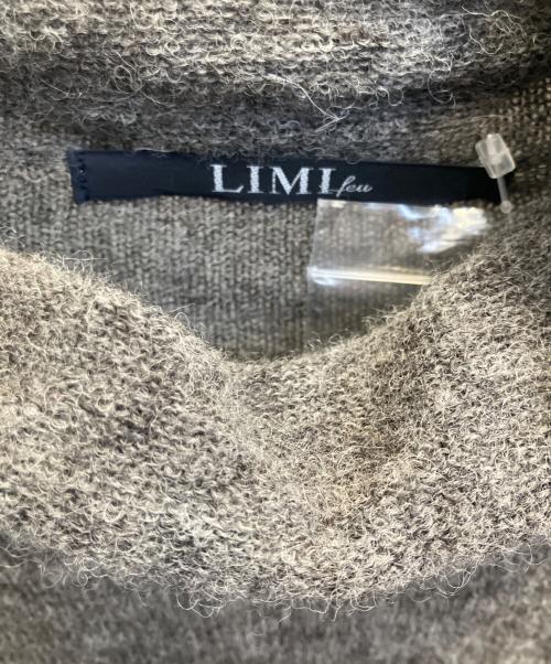 LIMI feu（リミフゥ）LIMI feu (リミフゥ) アルパカ混アシンメトリーニット グレー サイズ:2の古着・服飾アイテム