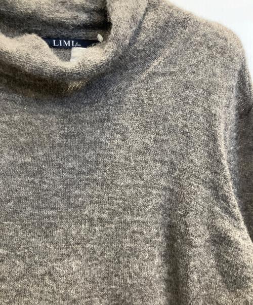LIMI feu（リミフゥ）LIMI feu (リミフゥ) アルパカ混アシンメトリーニット グレー サイズ:2の古着・服飾アイテム
