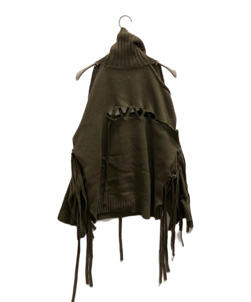 LIMI feu（リミフゥ）LIMI feu (リミフゥ) LACE-UP TURTLE カーキ サイズ:2の古着・服飾アイテム