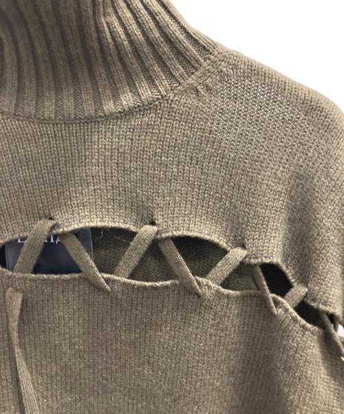 LIMI feu（リミフゥ）LIMI feu (リミフゥ) LACE-UP TURTLE カーキ サイズ:2の古着・服飾アイテム