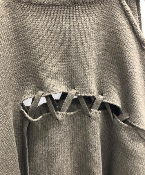 LIMI feu（リミフゥ）LIMI feu (リミフゥ) LACE-UP TURTLE カーキ サイズ:2の古着・服飾アイテム