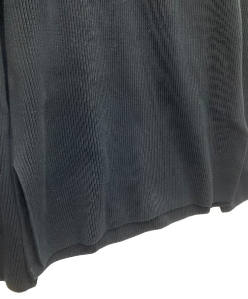 AURALEE（オーラリー）AURALEE (オーラリー) SUPER HARD TWIST RIB KNIT PO ブラック サイズ:SIZE0の古着・服飾アイテム