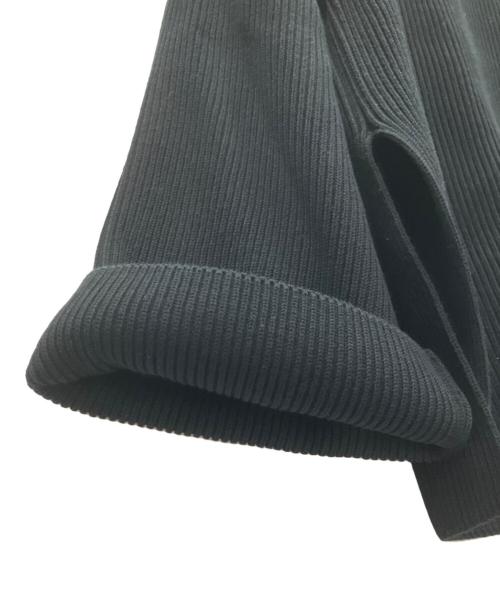 AURALEE（オーラリー）AURALEE (オーラリー) SUPER HARD TWIST RIB KNIT PO ブラック サイズ:SIZE0の古着・服飾アイテム