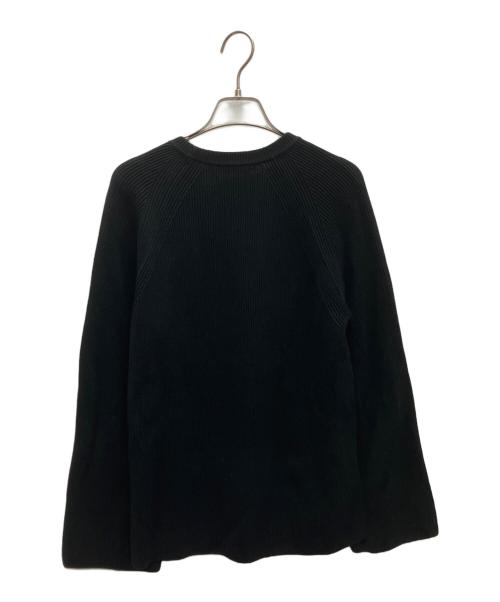 AURALEE（オーラリー）AURALEE (オーラリー) SUPER HARD TWIST RIB KNIT PO ブラック サイズ:SIZE0の古着・服飾アイテム
