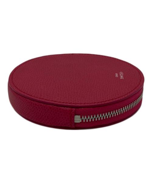 CELINE（セリーヌ）CELINE (セリーヌ) ラウンドジップコインケース フーシャピンクの古着・服飾アイテム