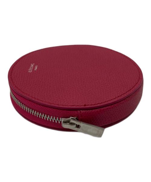 CELINE（セリーヌ）CELINE (セリーヌ) ラウンドジップコインケース フーシャピンクの古着・服飾アイテム