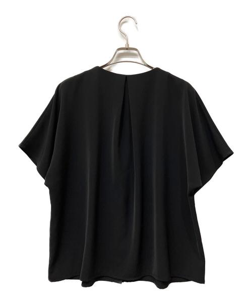 SOEJU（ソージュ）SOEJU (ソージュ) ヴィンテージサテンブラウス ブラック サイズ:Mの古着・服飾アイテム