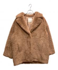 自由区（ジユウク）の古着「TEDDY ボアコート」｜ブラウン
