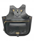 Herzヘルツ）の古着「着る鞄・ポケット付」｜ブラック